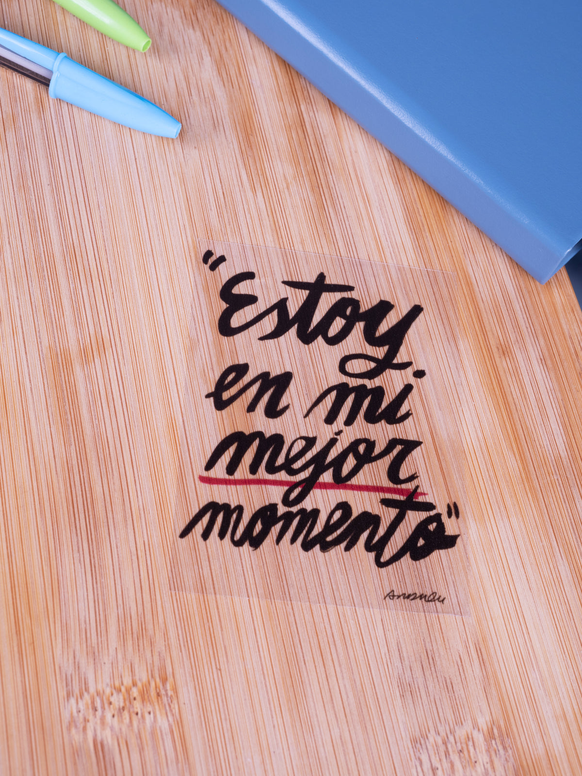 Pack de pegatinas transparentes