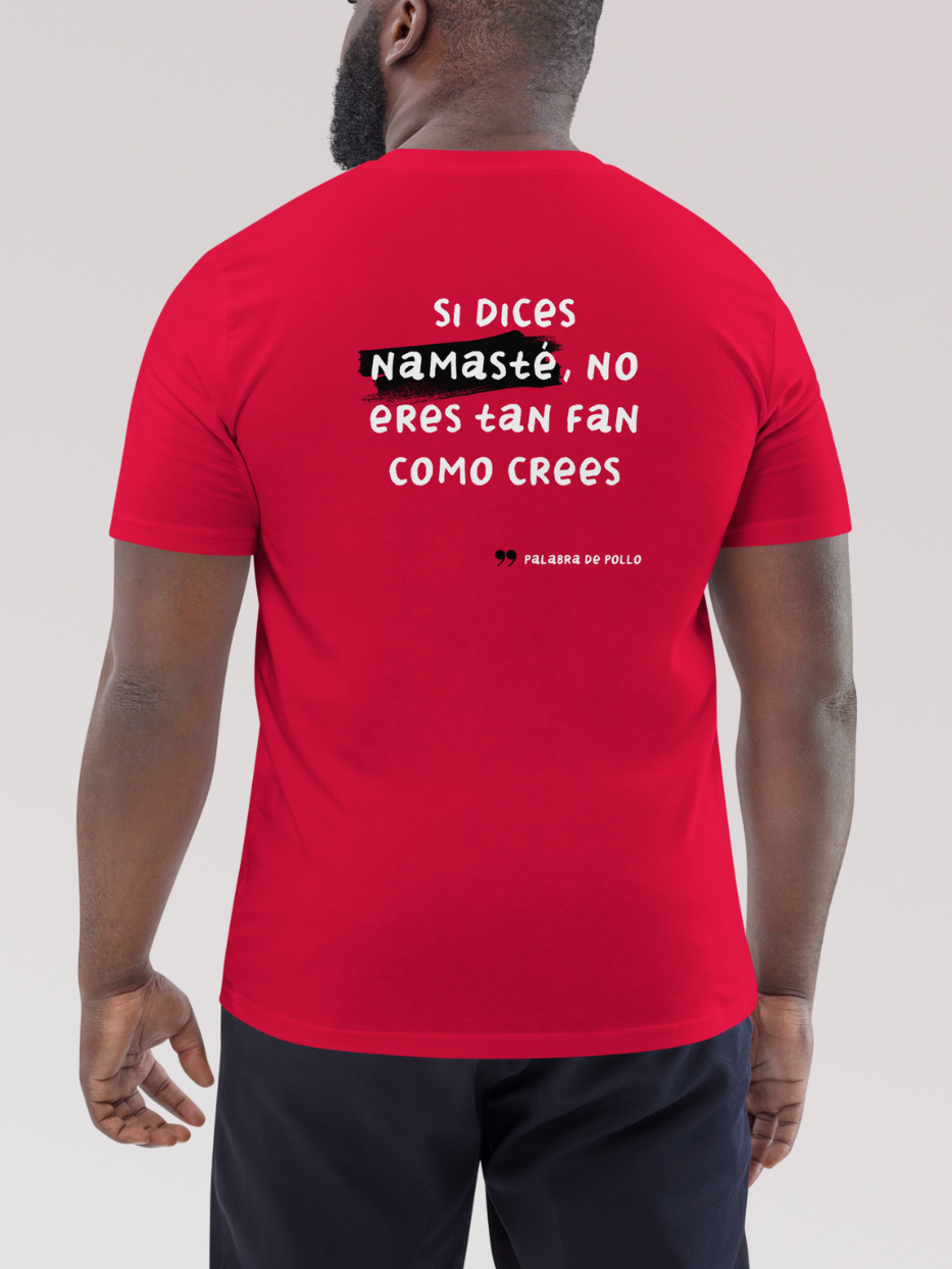 Camiseta "Palabra de pollo" Namasté