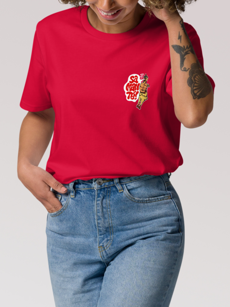 Camiseta "Palabra de pollo" Namasté