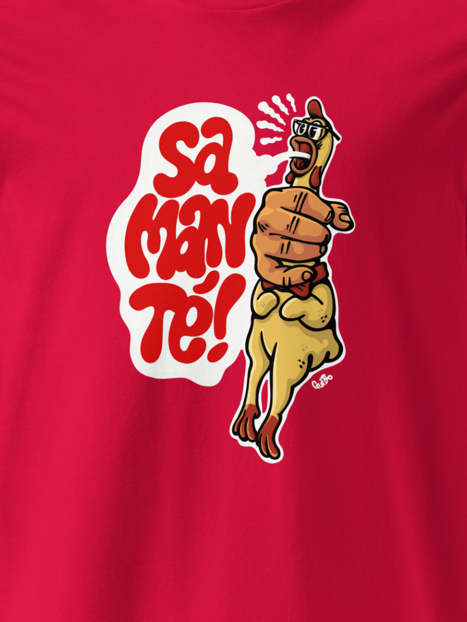 Camiseta "Pollo de goma" x Guibo