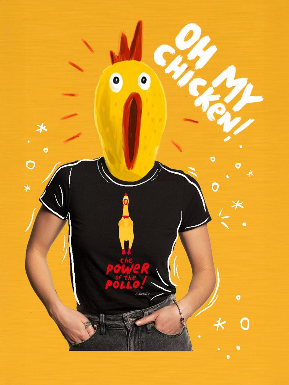 Camiseta "Power of the Pollo"