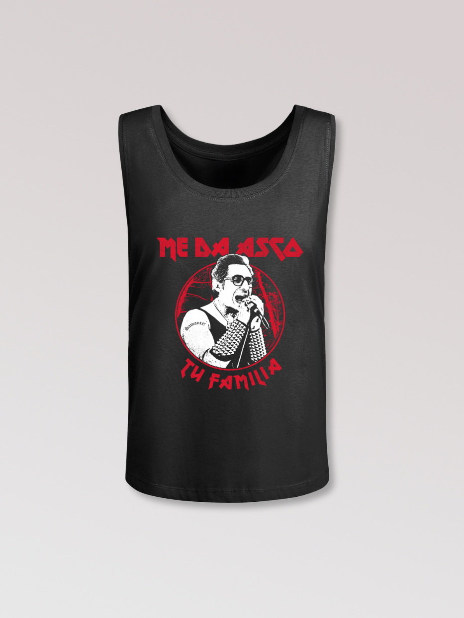 Camiseta de tirantes "Me da asco tu familia"