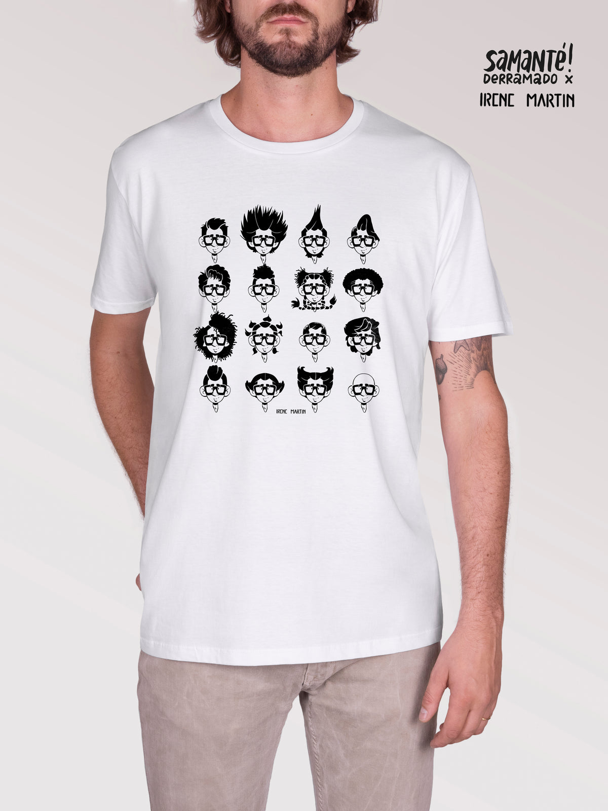 Camiseta "Peinados de Berto" x Irene Martín