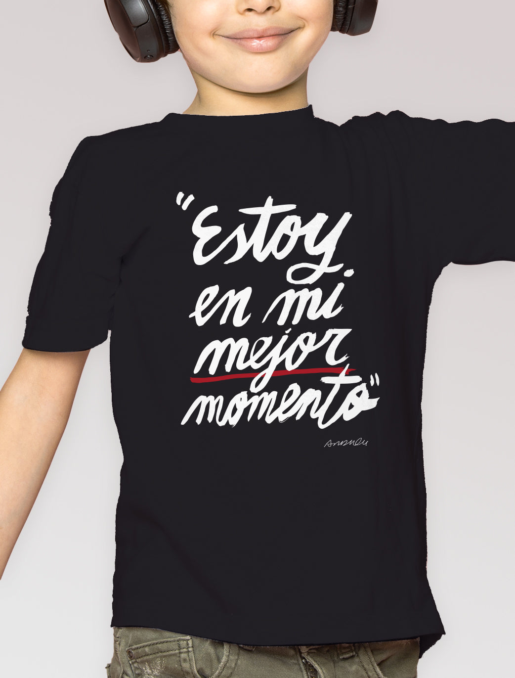 Camiseta infantil "Estoy en mi mejor momento"