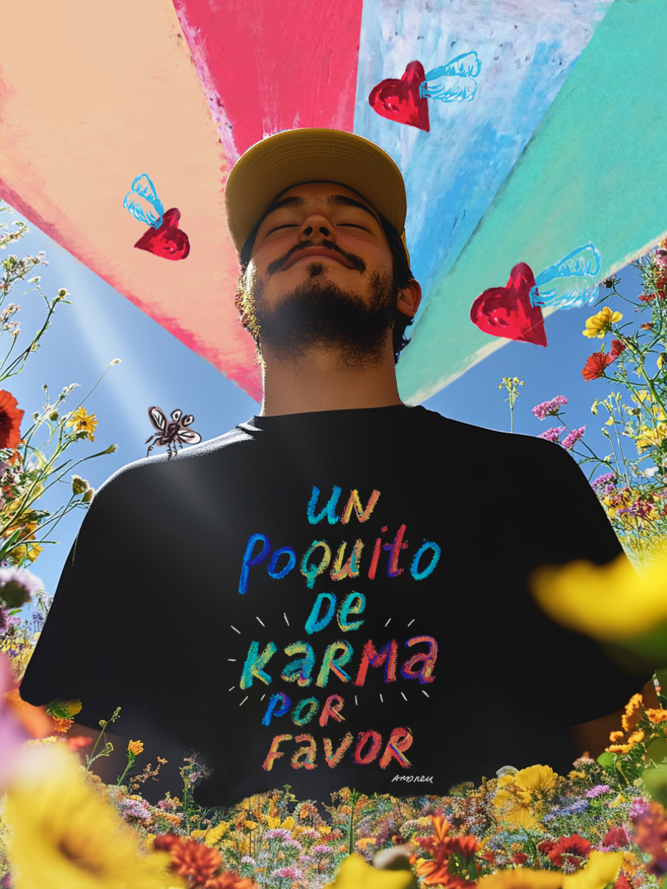Camiseta "Un poquito de Karma, por favor"