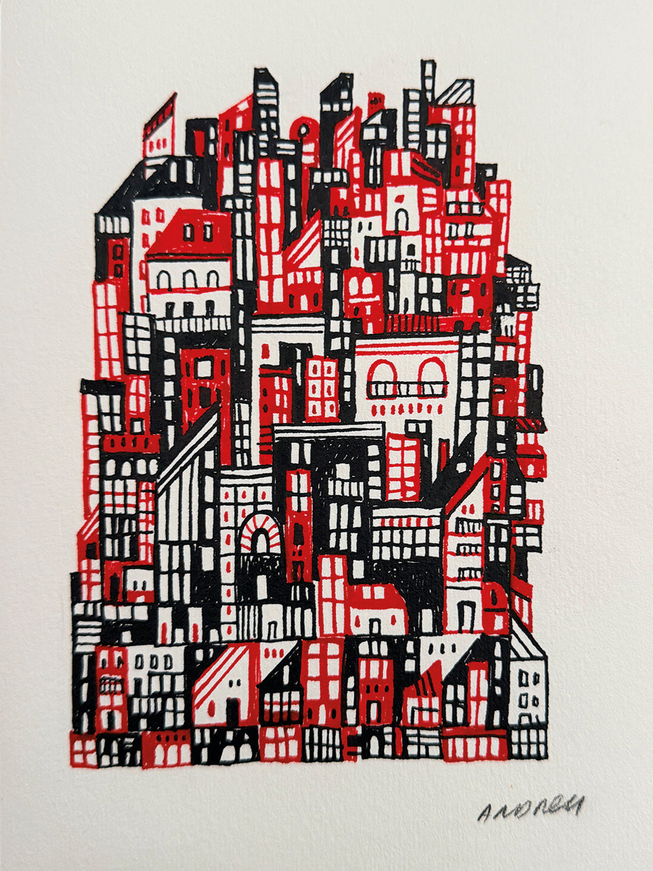 "La vieja ciudad" x Andreu Buenafuente (15x21cm)