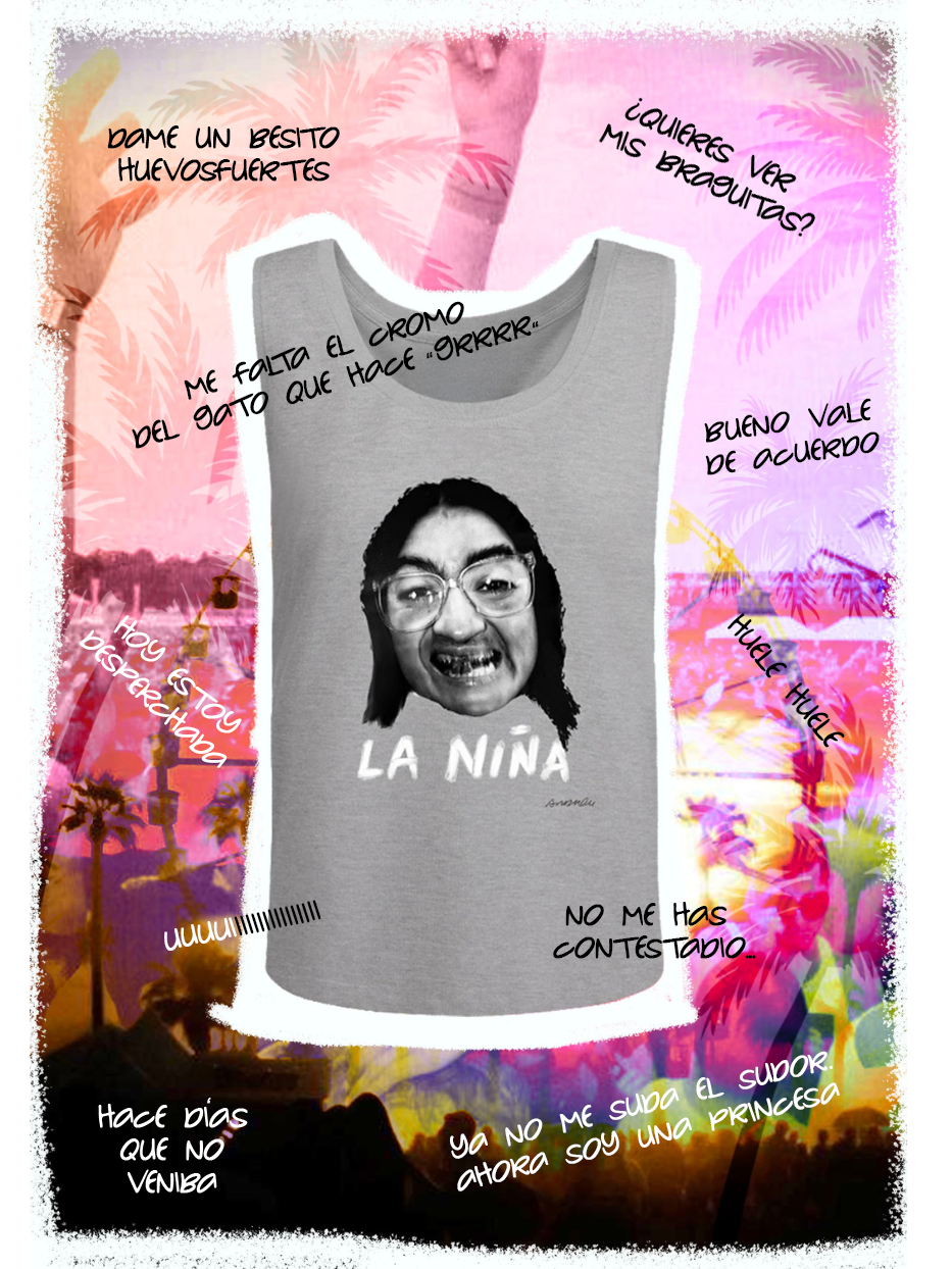 Camiseta de tirantes "La niña"