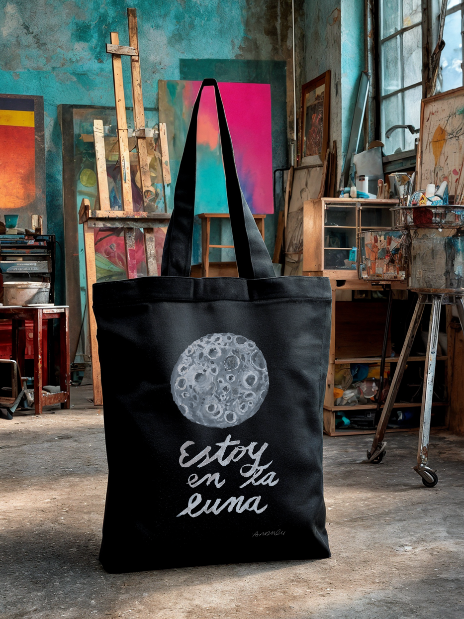 Tote Bag "Estoy en la luna"