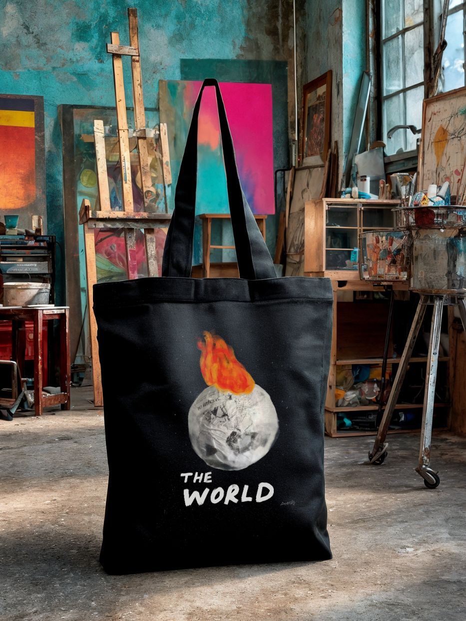 Tote Bag "The World on Fire"