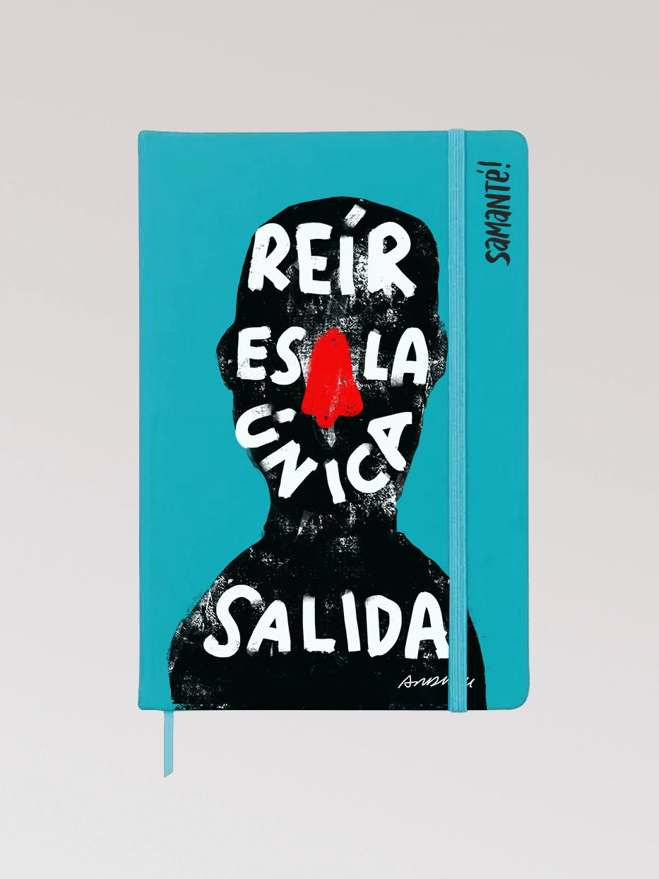 Libreta A5 “reír Es La única Salida” De Andreu Buenafuente Samanté 8179