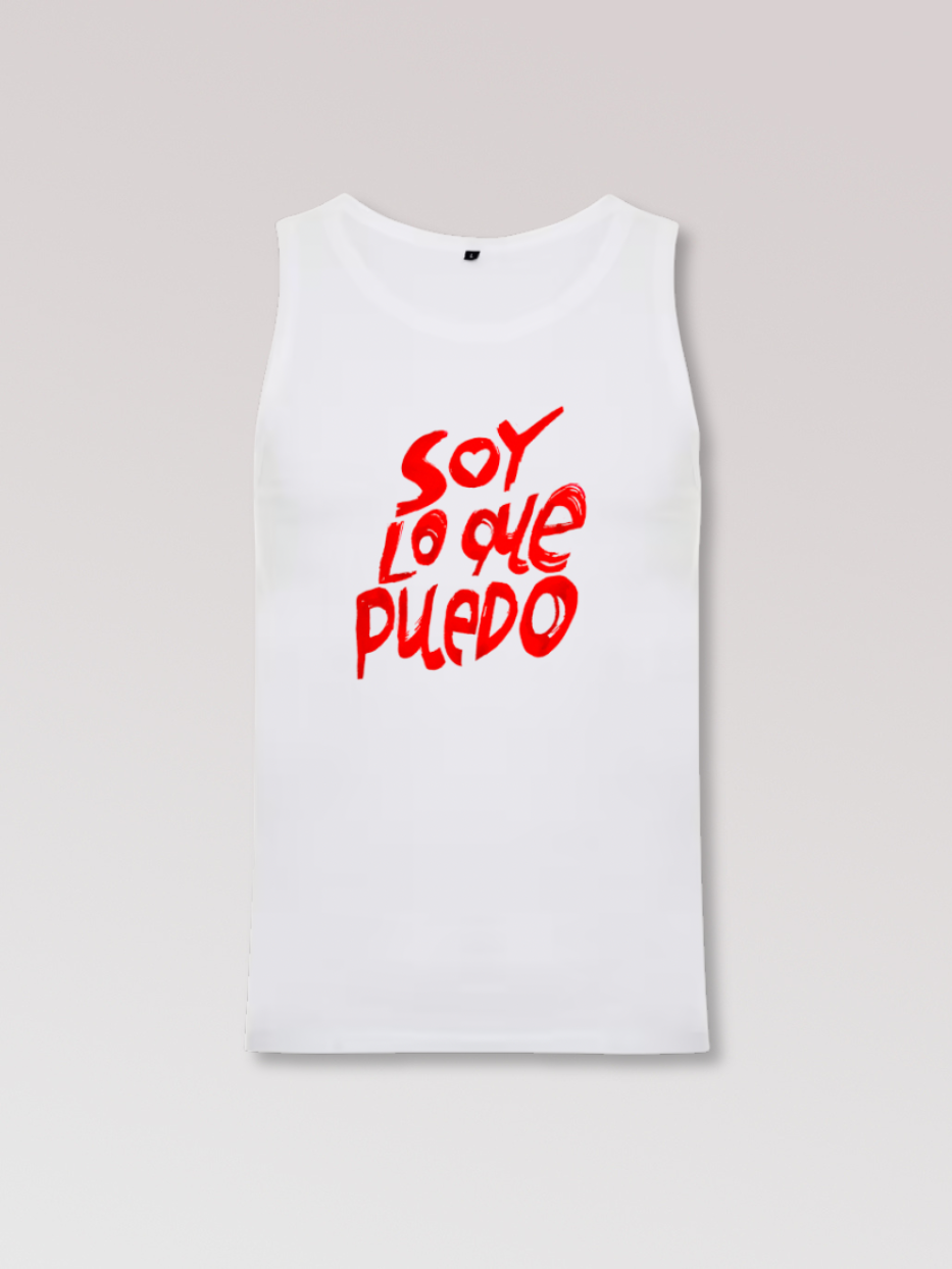 Camiseta de tirantes "Soy lo que puedo"