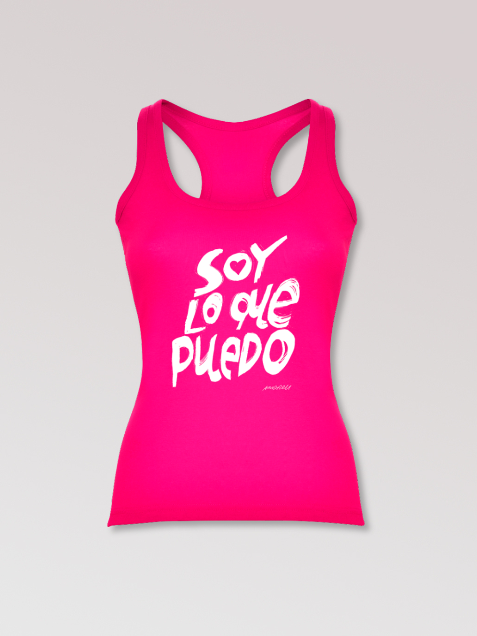 Camiseta de tirantes "Soy lo que puedo"