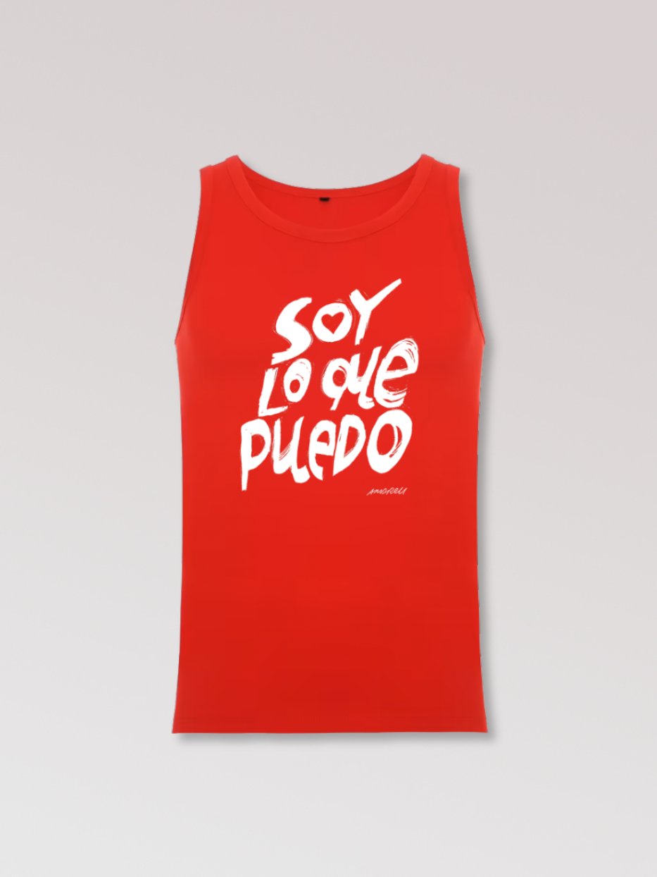 Camiseta de tirantes "Soy lo que puedo"