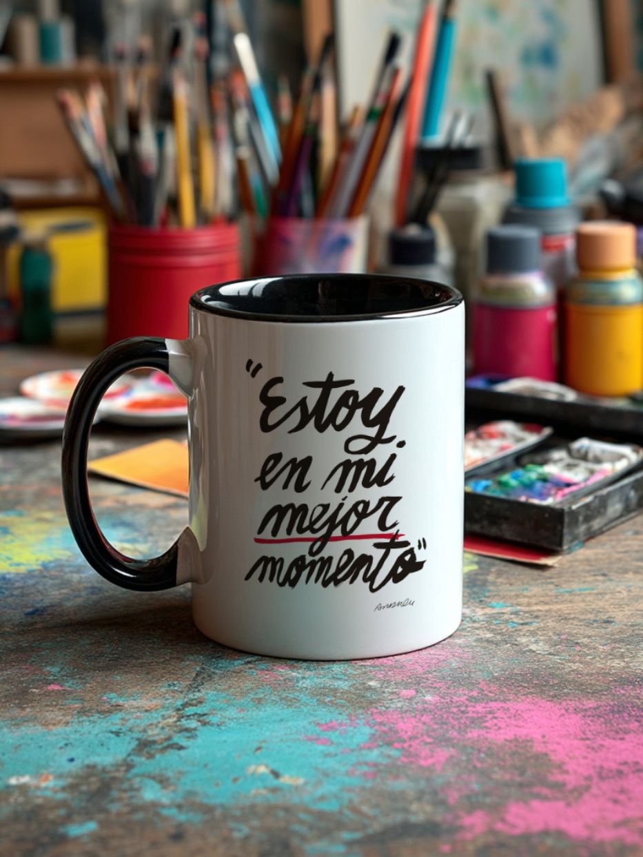 Taza "Estoy en mi mejor momento"