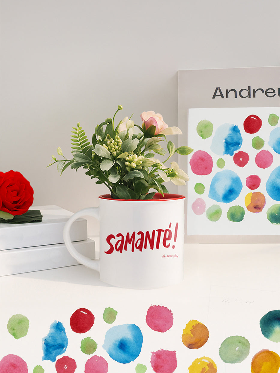 Taza "Samanté!" vintage
