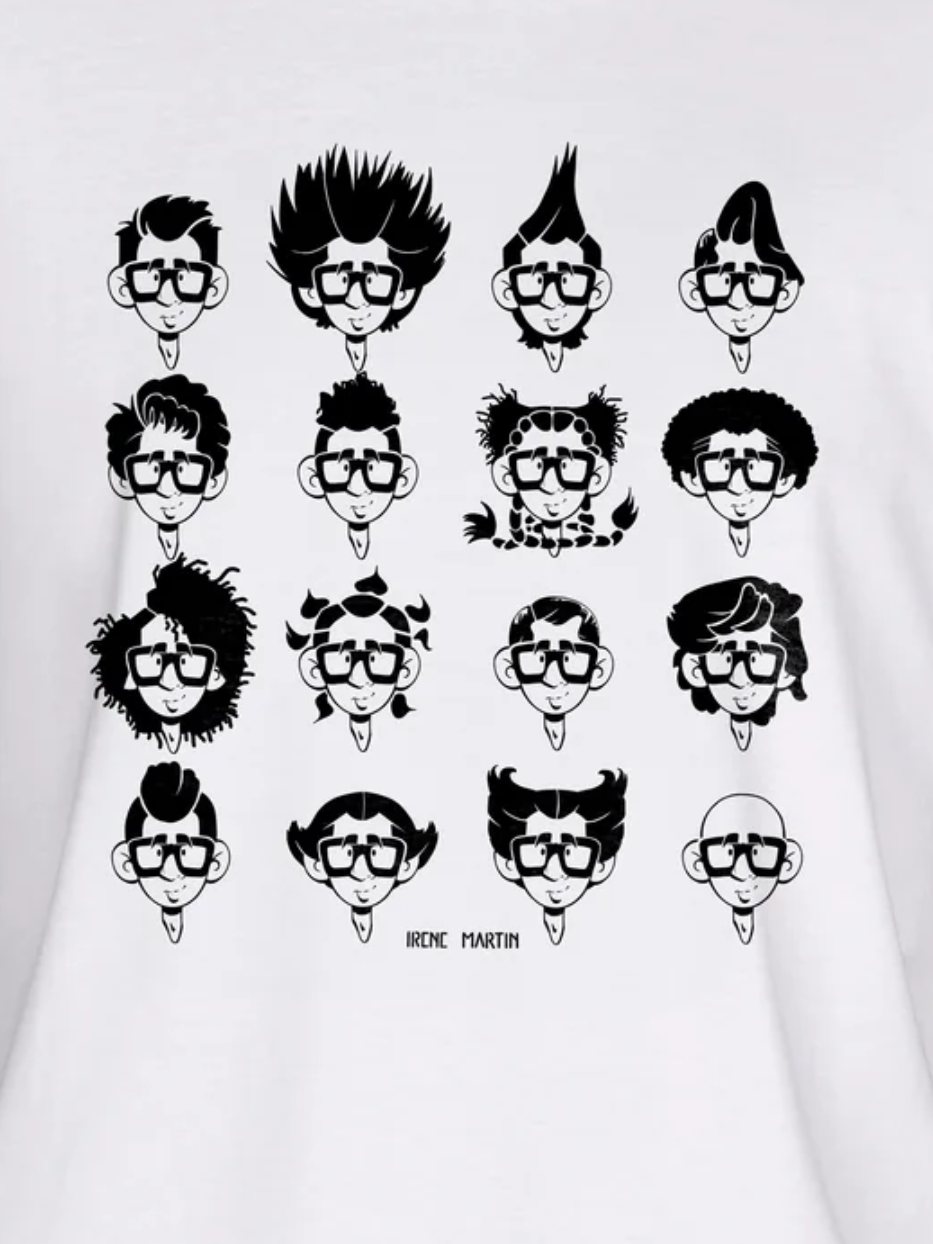 Camiseta "Peinados de Berto" x Irene Martín