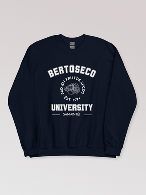 Sudadera "Bertoseco University" sin capucha