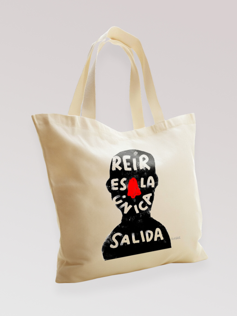 Tote Bag "Reír es la única salida"