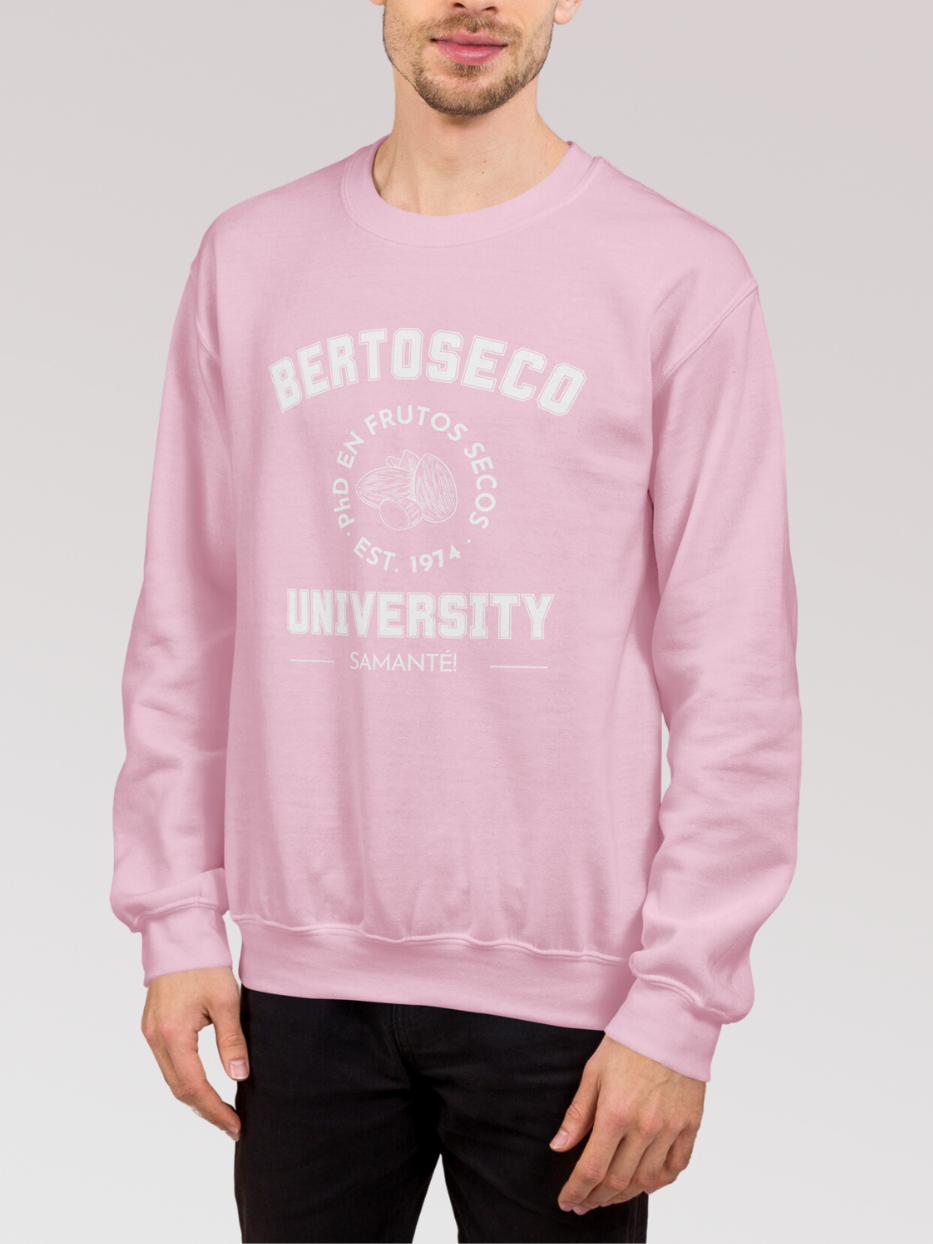 Sudadera "Bertoseco University" sin capucha