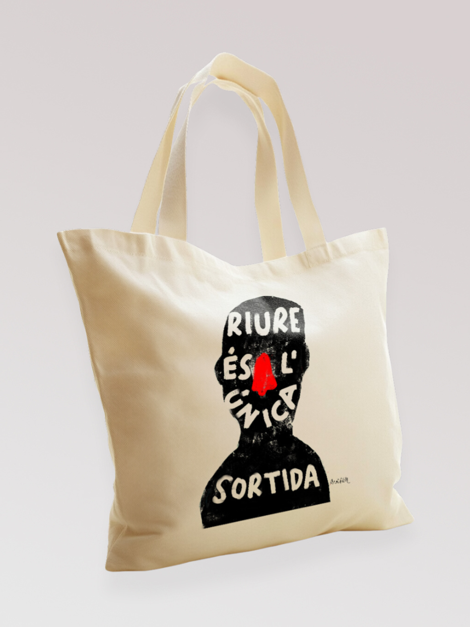 Tote Bag "Riure és l'única sortida"