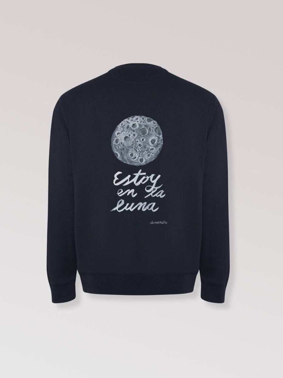 Sudadera "Estoy en la luna" sin capucha