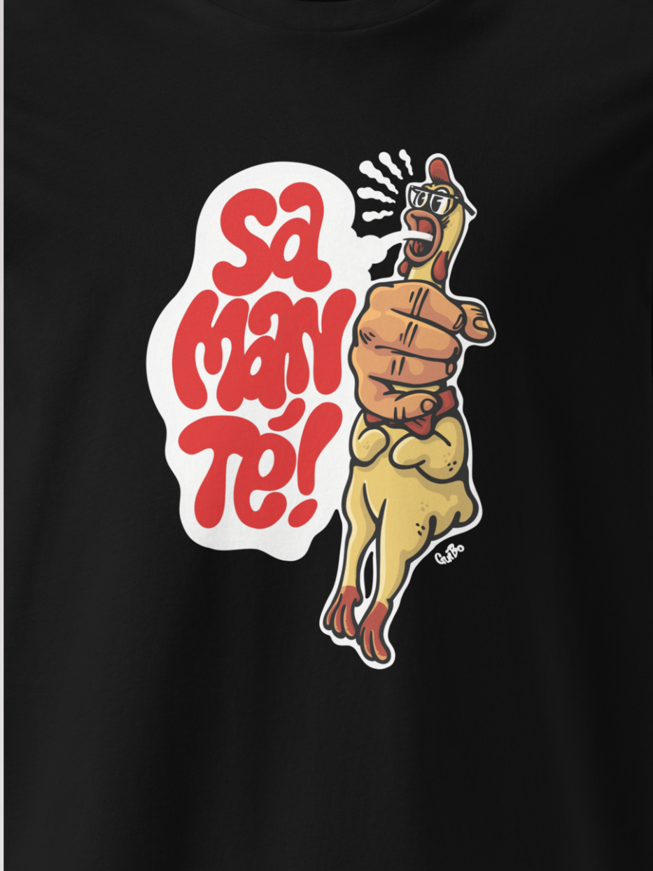 Camiseta "Palabra de pollo"