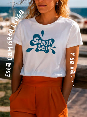 Camiseta exclusiva "Samanté! derramado"
