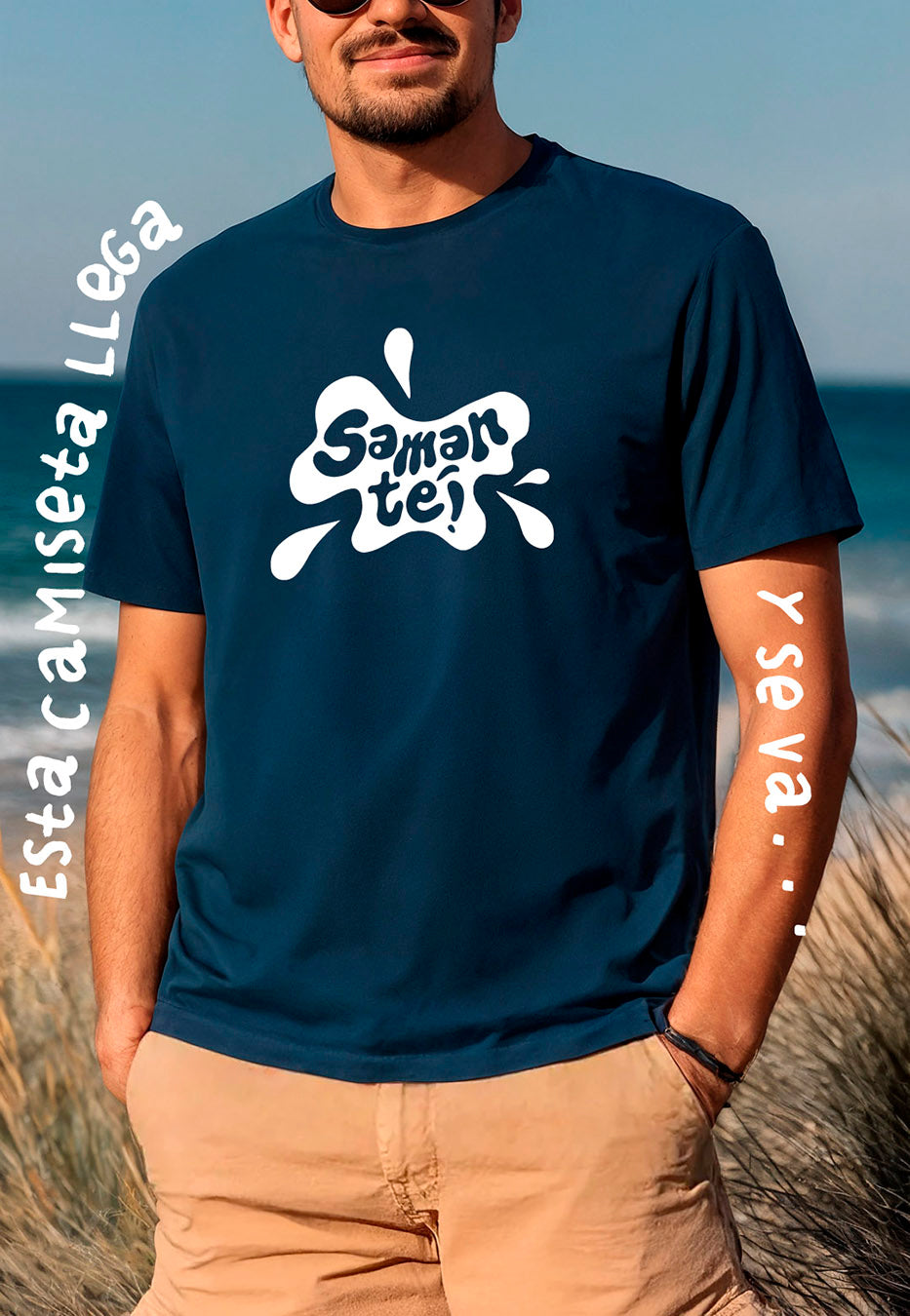 Camiseta exclusiva "Samanté! derramado"