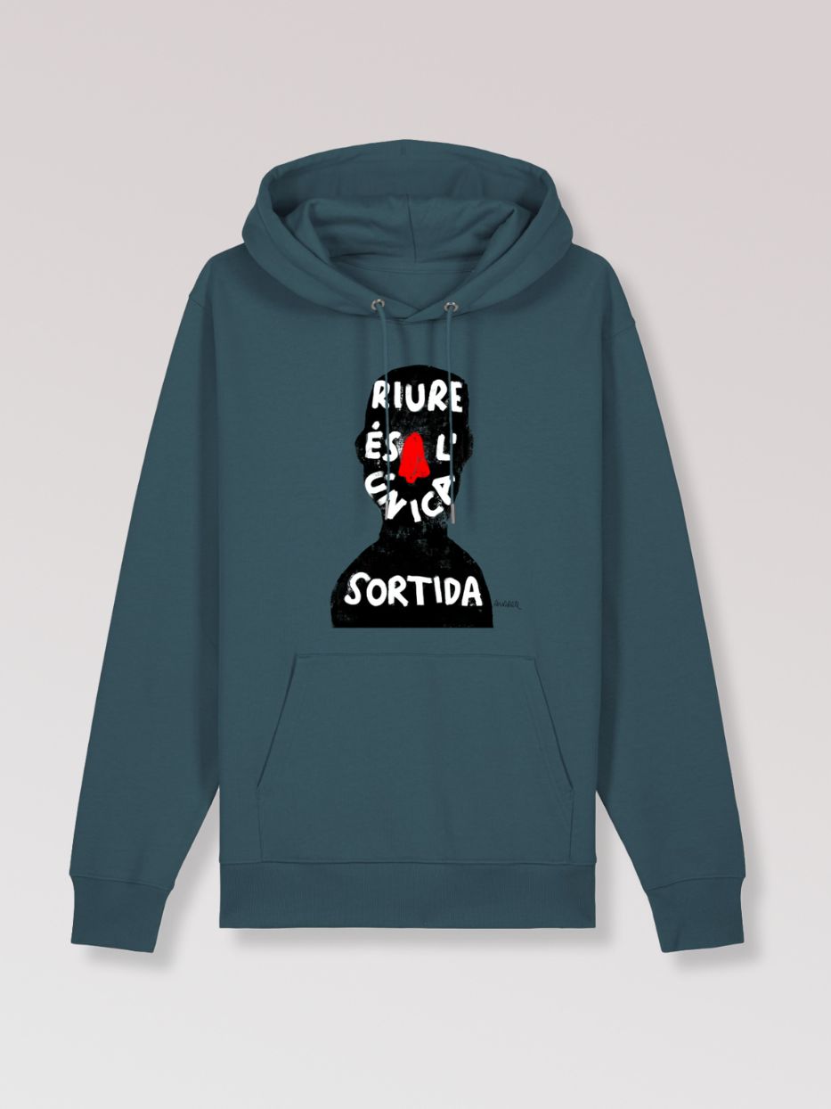 Dessuadora "Riure és l'única sortida"