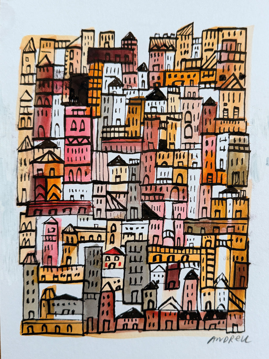 "La casa vermella" x Andreu Buenafuente (15x21cm)