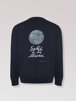 Dessuadora "Estic a la lluna" sense caputxa