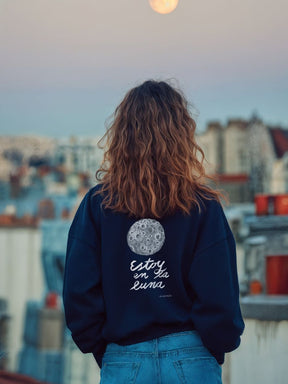 Sudadera "Estoy en la luna" sin capucha