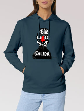 Sudadera "Reír es la única salida"