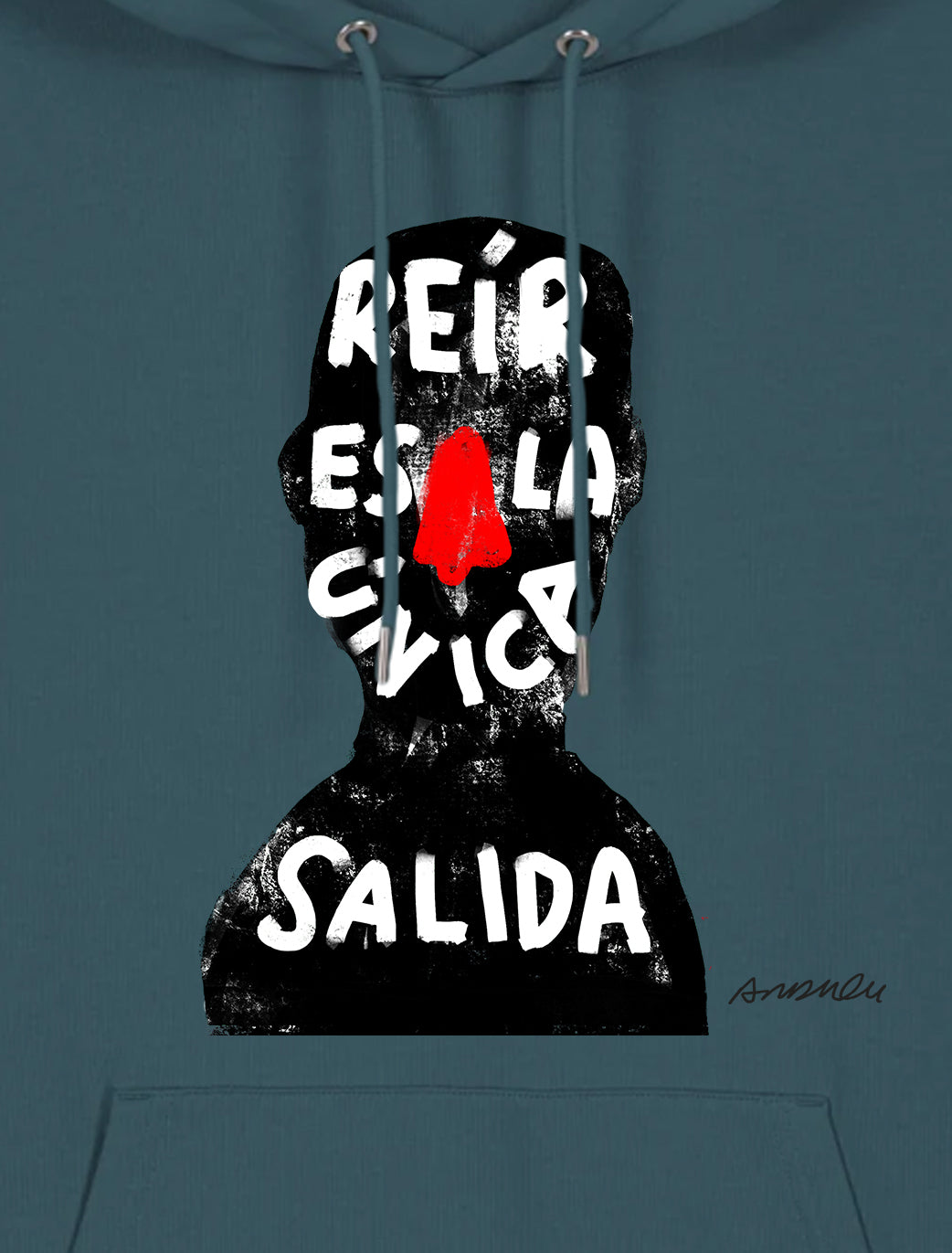 Sudadera "Reír es la única salida"