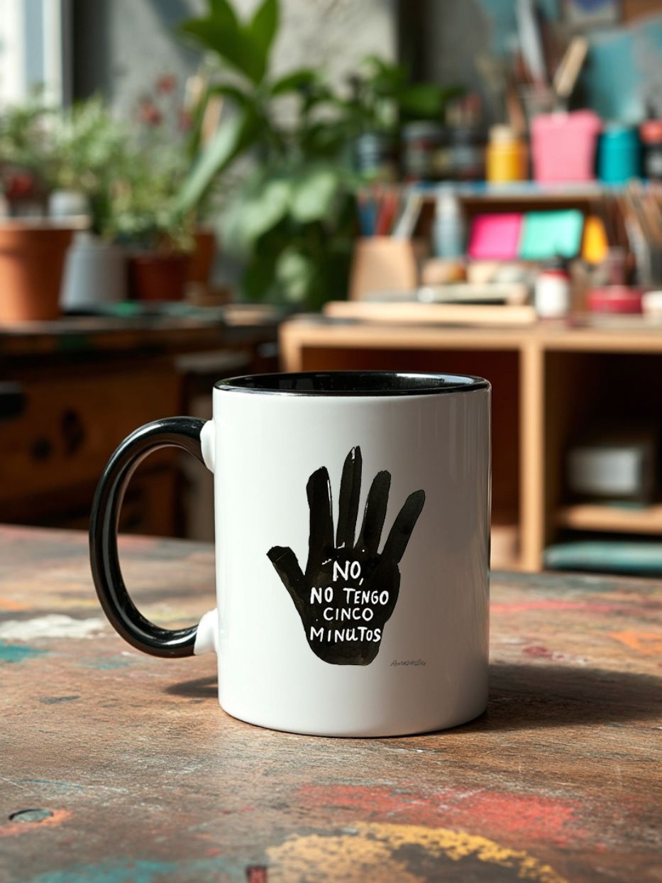 Taza "No tengo 5 minutos"