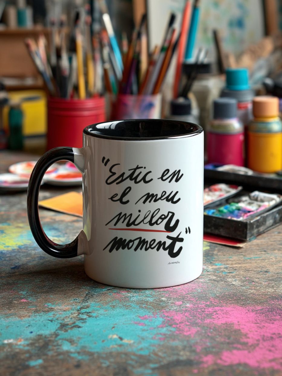 Tassa "Estic en el meu millor moment"
