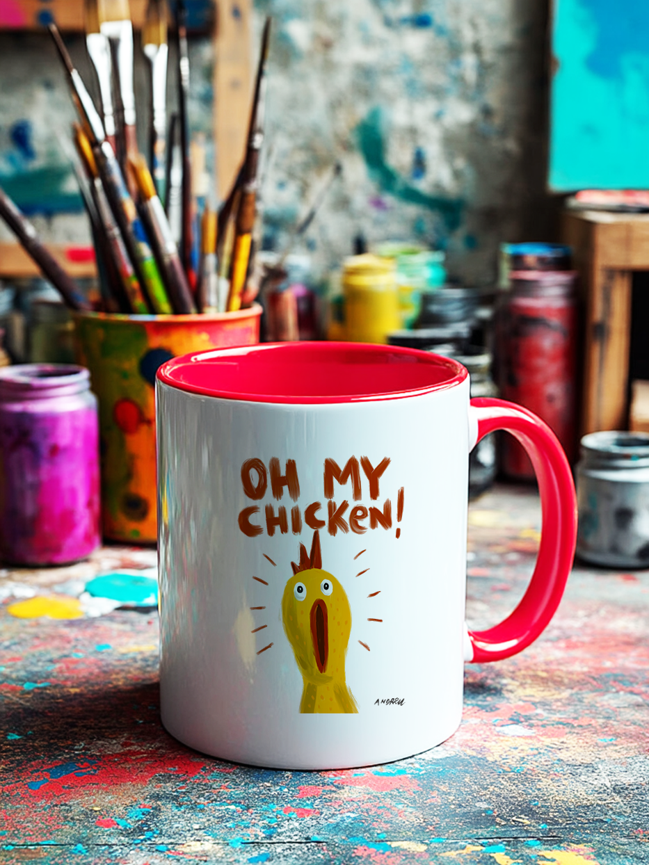 Taza exclusiva "The Chicken". [Edición limitada]