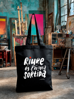 Tote Bag "Riure és l'única sortida"