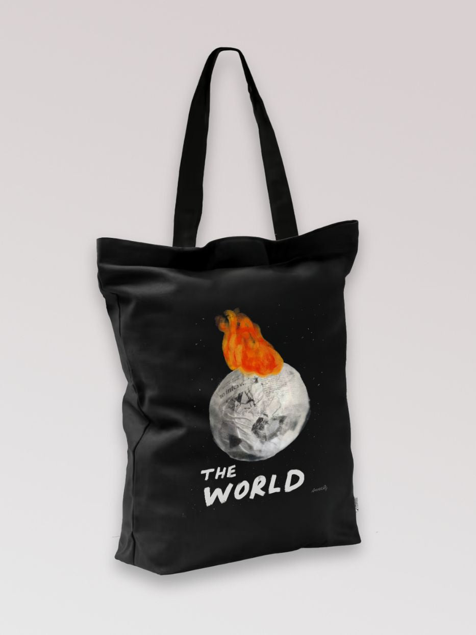 Tote Bag "The World on Fire"