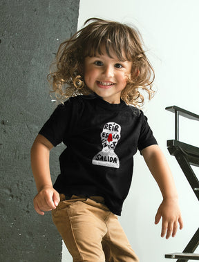 Camiseta infantil "Reír es la única salida"